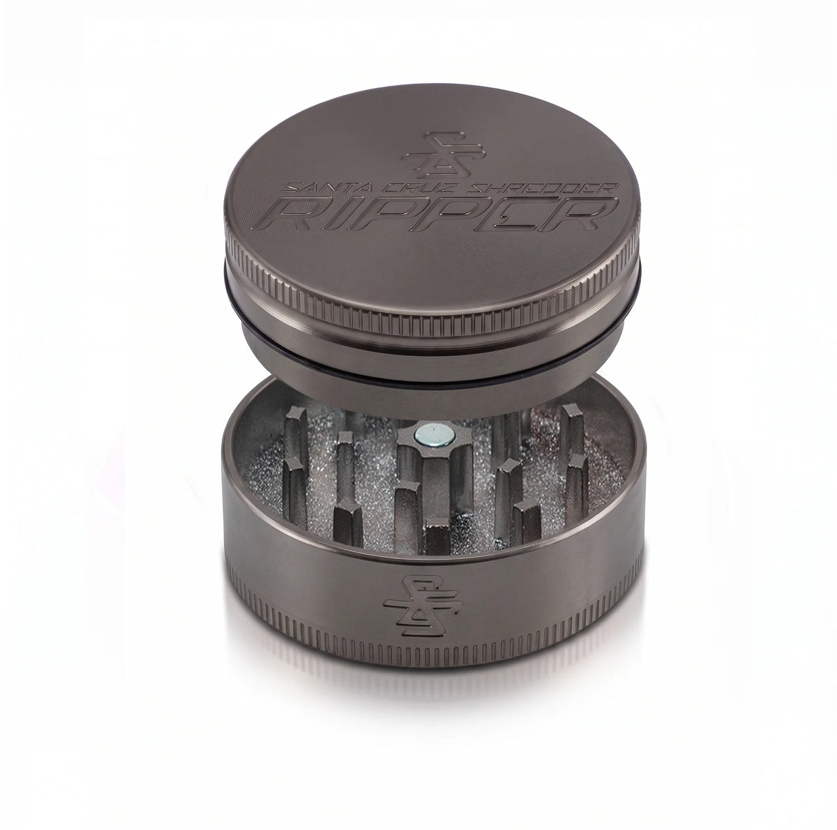 2pc Medium 2 1/8" Heavy Alloy Santa Cruz Shredder Grinder
