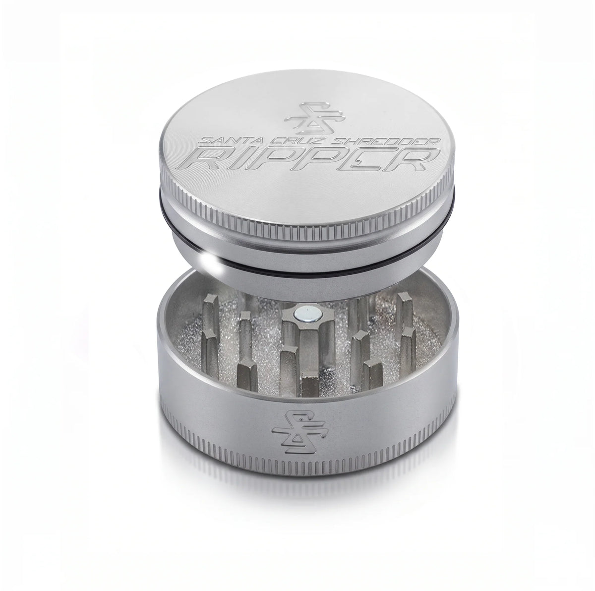 2pc Medium 2 1/8" Heavy Alloy Santa Cruz Shredder Grinder
