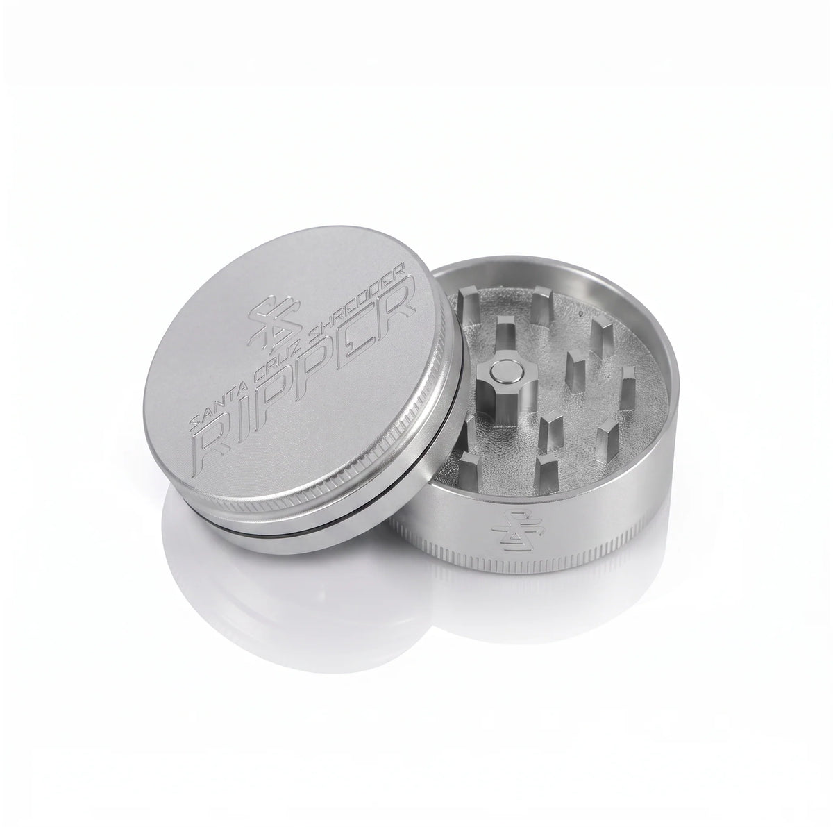 2pc Medium 2 1/8" Heavy Alloy Santa Cruz Shredder Grinder