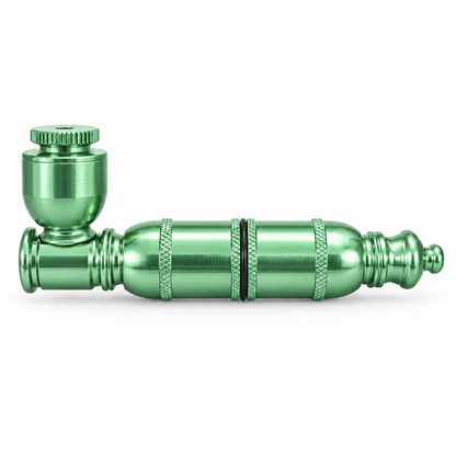 3.5" Metal Hand Pipe Anodized w/ Single Rubber Seal