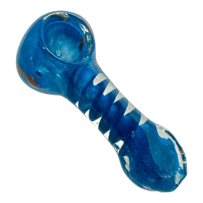 3.5" Colored Swirl Glass Hand Pipe (Assorted Colors)
