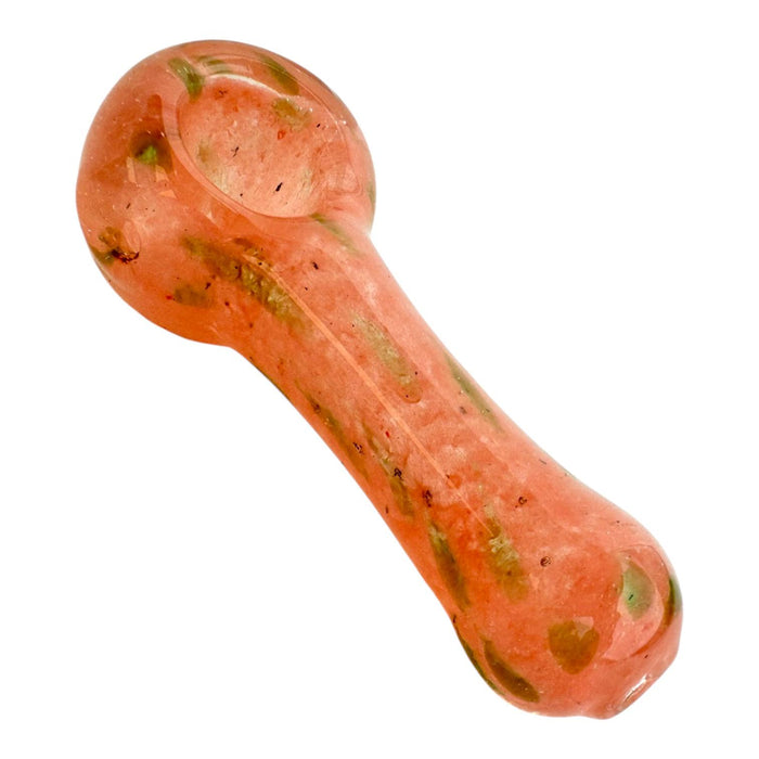 3.5" Frit Color Spotted Glass Hand Pipe (Assorted Colors)