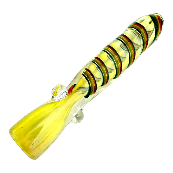 3.5" Fumed Swirl Glass Chillum (Assorted Colors)