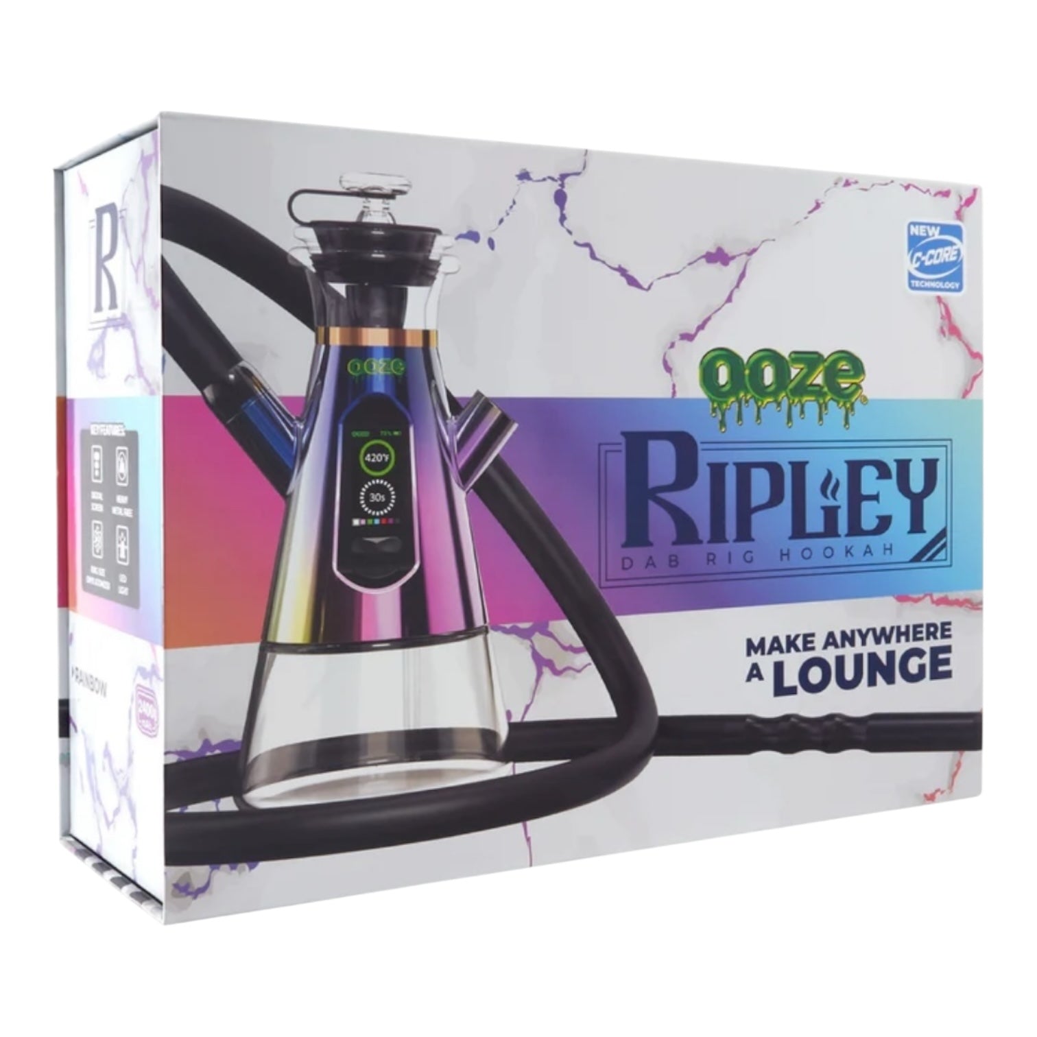 Ooze Ripley 2400mah Dab Rig Hookah