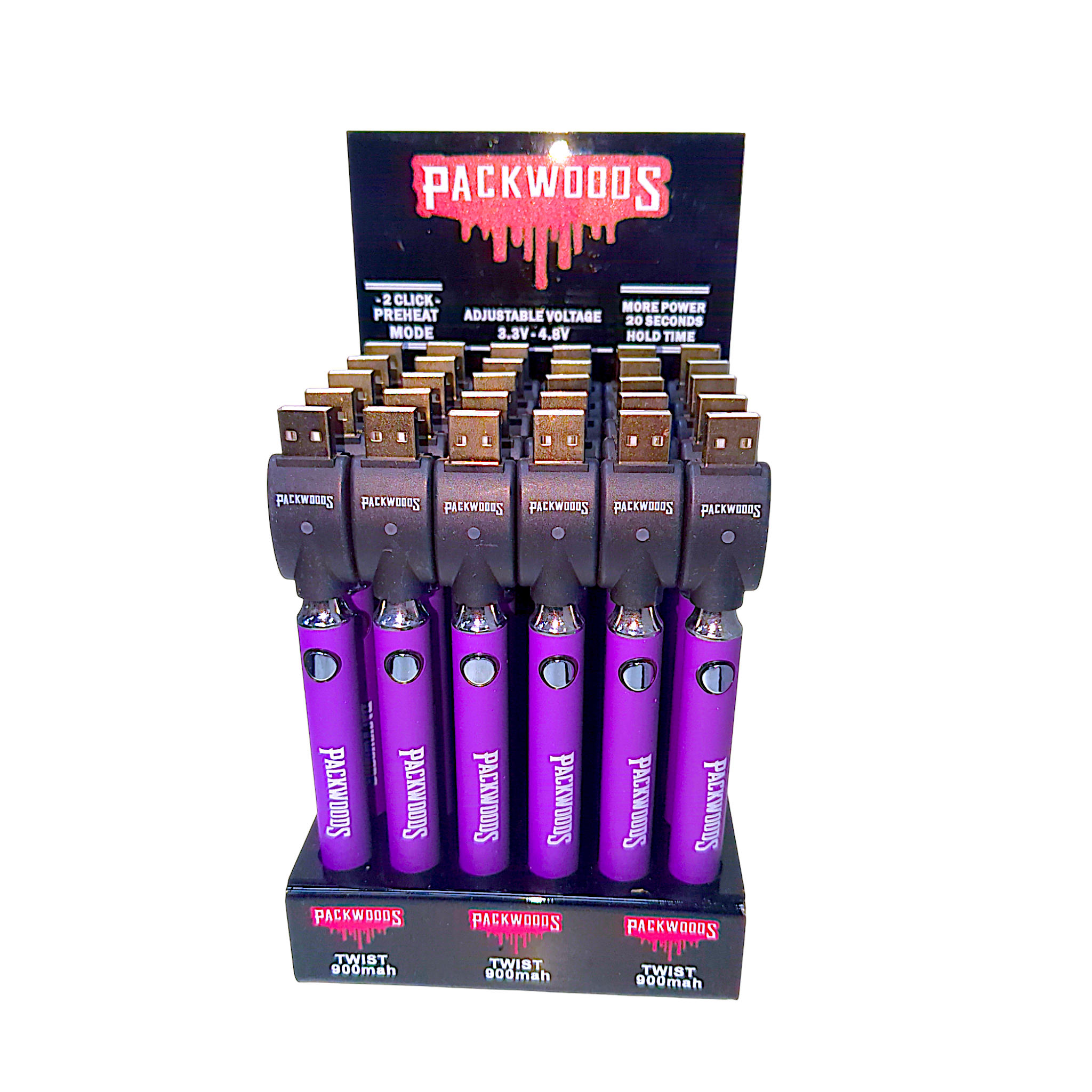 30 count battery display