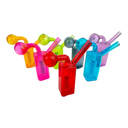 5" Rectangle Glass Oil Burner (Assorted Colors)