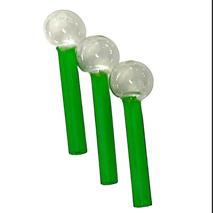 4'' Color Stem Clear Bowl Oil Burner- Pack of 20