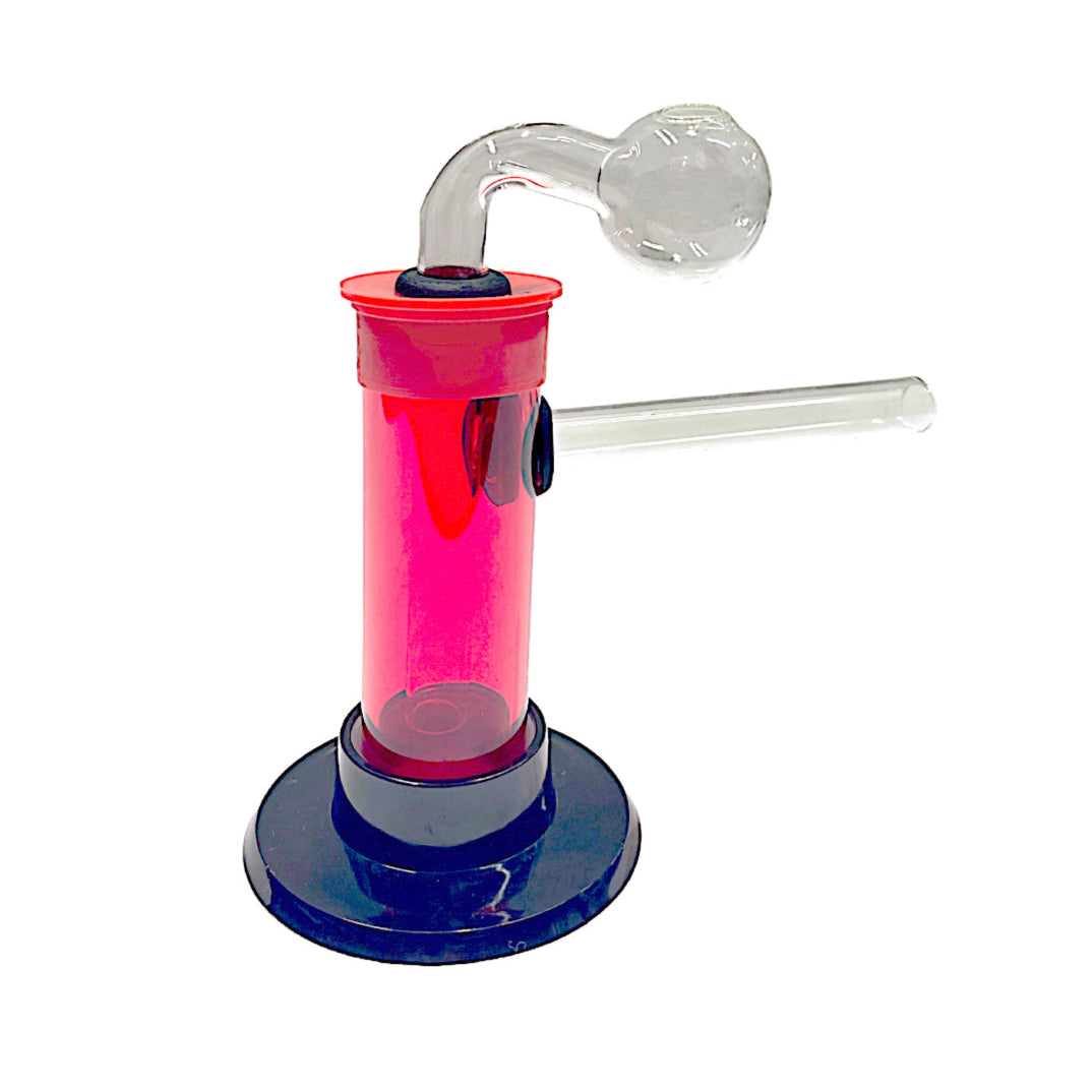 3" Mini Acrylic Straight Oil Burner Water Pipe