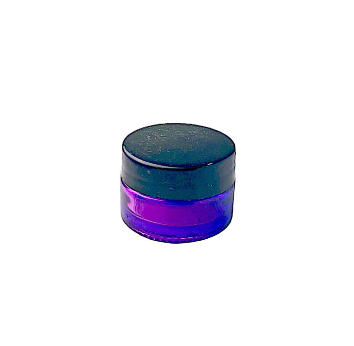 5ml Black Plastic Top Color Glass Jar Container