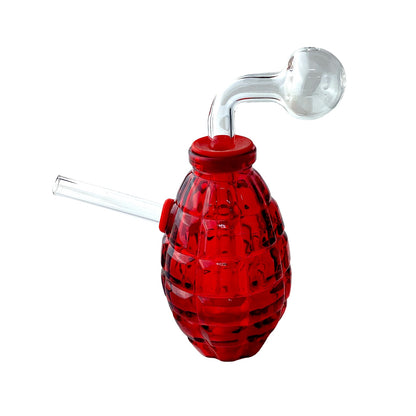 6" Grenade Oil Burner Bubbler Water Pipe