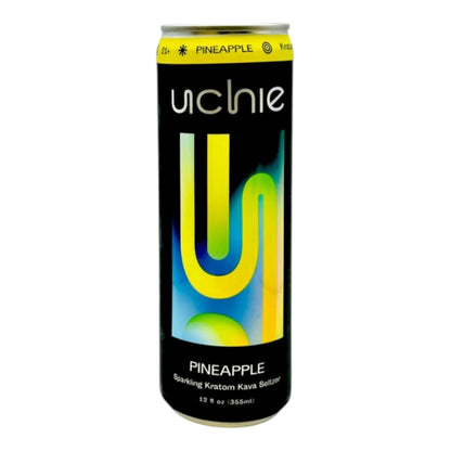 Uchie Sparkling Kratom Kava Seltzer 12oz Pack of 12