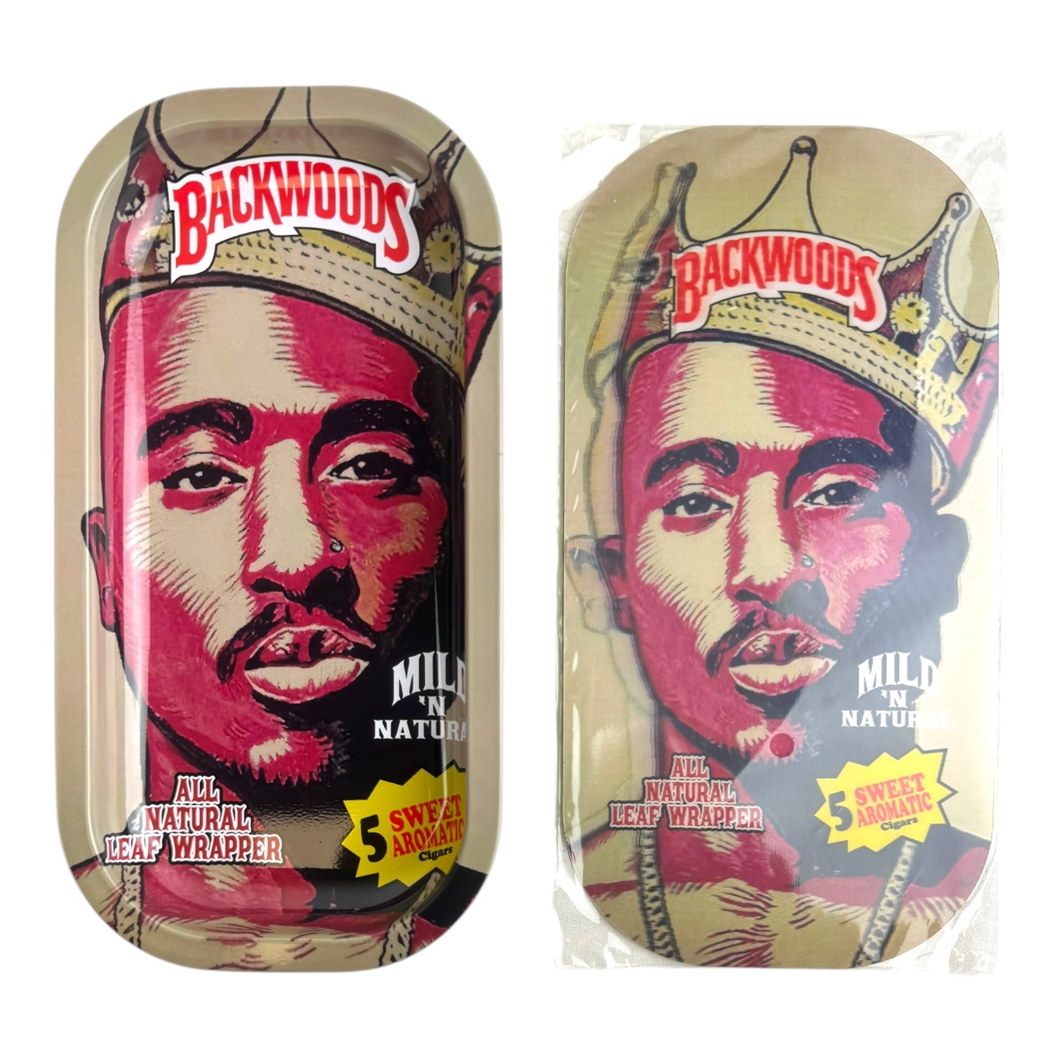 3D Small Metal Rolling Tray with Magnetic