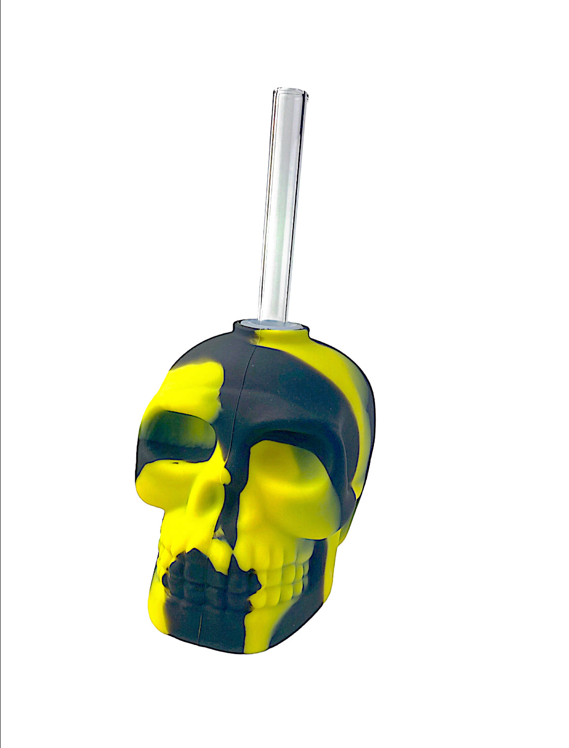 4" Skull Silicone Water Pipe with Box