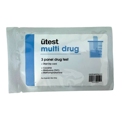 3 Panel Drug Test Kit U-test - THC, Cocaine, Meth