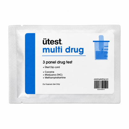 3 Panel Drug Test Kit U-test - THC, Cocaine, Meth
