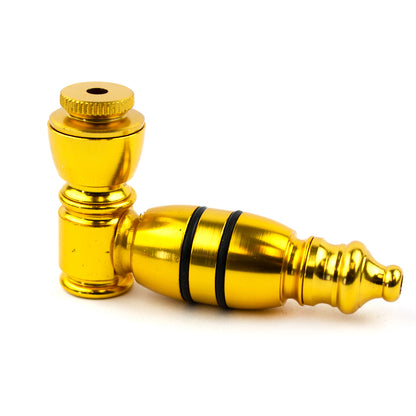 3" Single Chamber Metal Hand Pipe w/ 2 Rubber Seals
