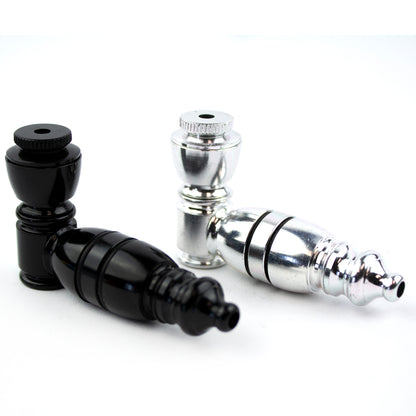 3" Single Chamber Metal Hand Pipe w/ 2 Rubber Seals