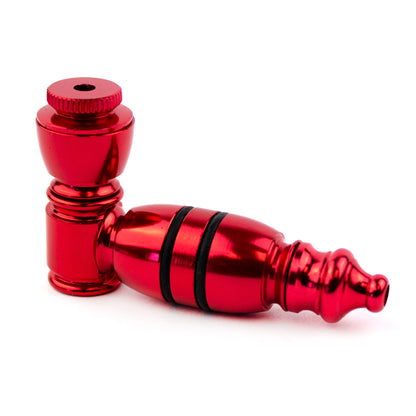 3" Single Chamber Metal Hand Pipe w/ 2 Rubber Seals