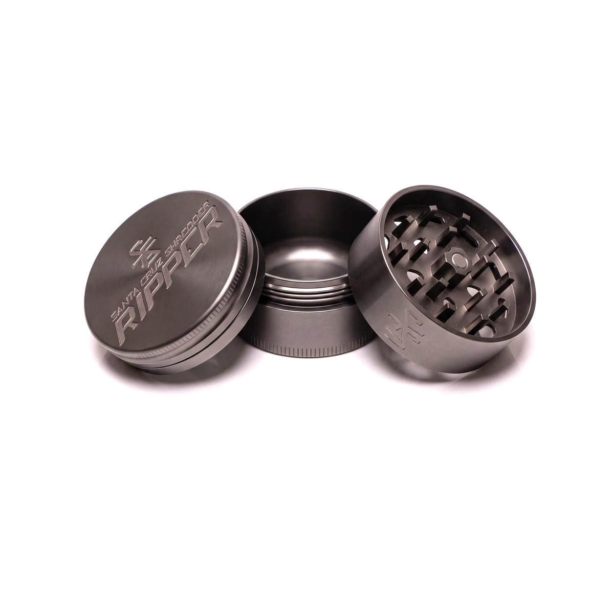 3pc Medium 2 1/8" Heavy Alloy Santa Cruz Shredder Grinder