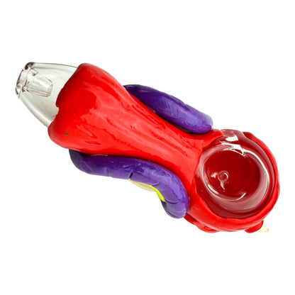 4.5" 3D Monster Hand Pipe (Assorted Colors)