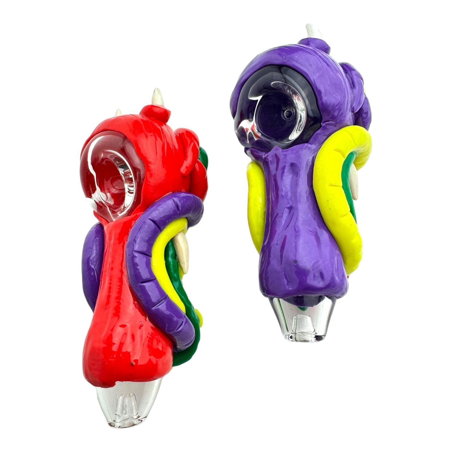 4.5" 3D Monster Hand Pipe (Assorted Colors)