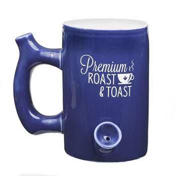 Premium "Roast & Toast" Novelty Ceramic Pipe Mug
