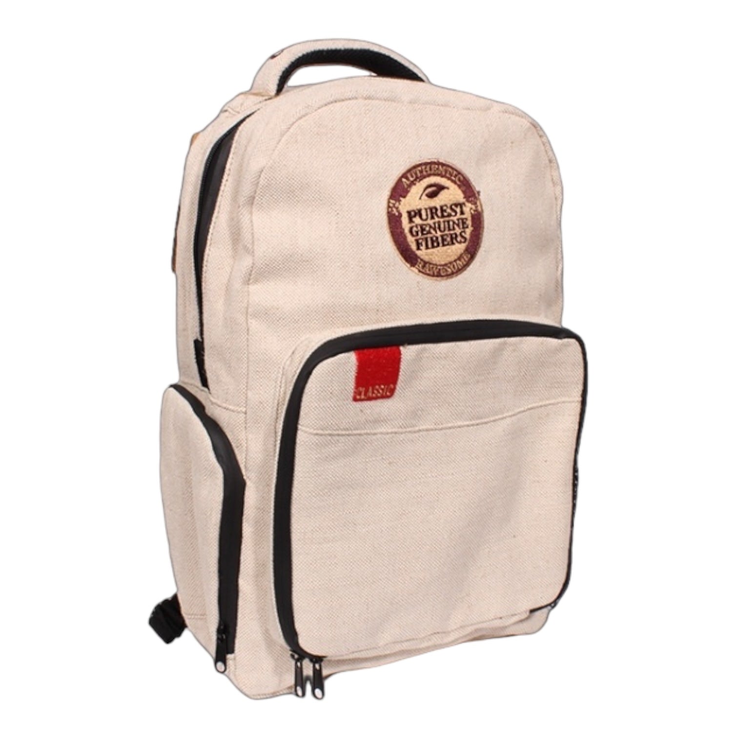 Raw Burlap Backpack