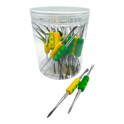 420 Silicone Grip Stainless Steel Dabber (30ct Jar)