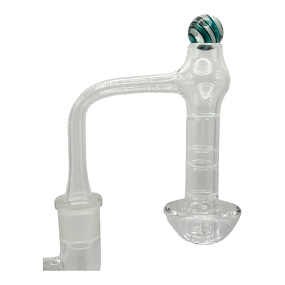 Lollipop QSeries-20 | 14mm Male 90° | Fully Welded Quartz Terp Slurper Banger Set - QZ 120