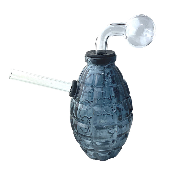 6" Grenade Oil Burner Bubbler Water Pipe