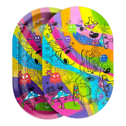 3D Mini Rolling Tray With Magnetic Lid 5.6" x 3.6"