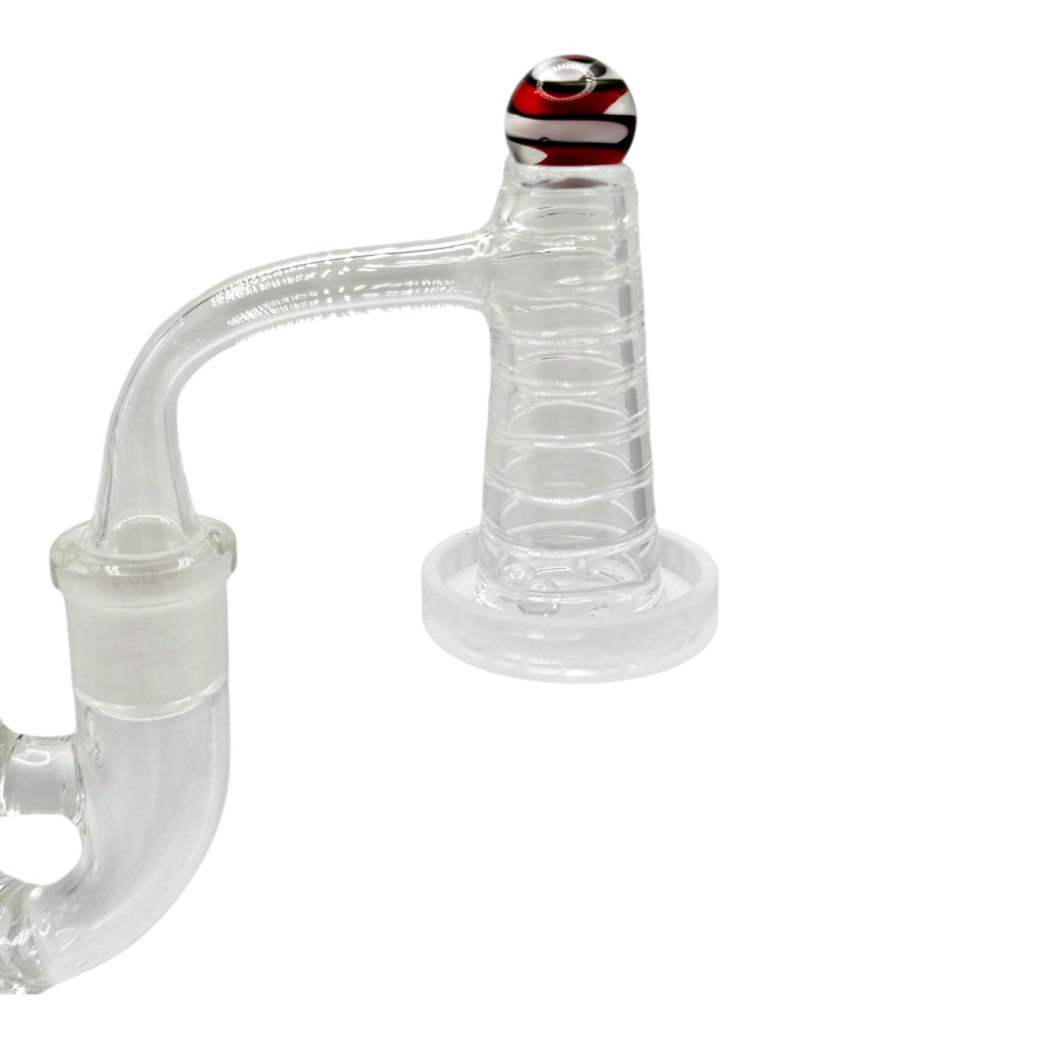 Lollipop QSeries-19 | 14mm Male 90° | Fully Welded Quartz Terp Slurper Banger Set - QZ 119