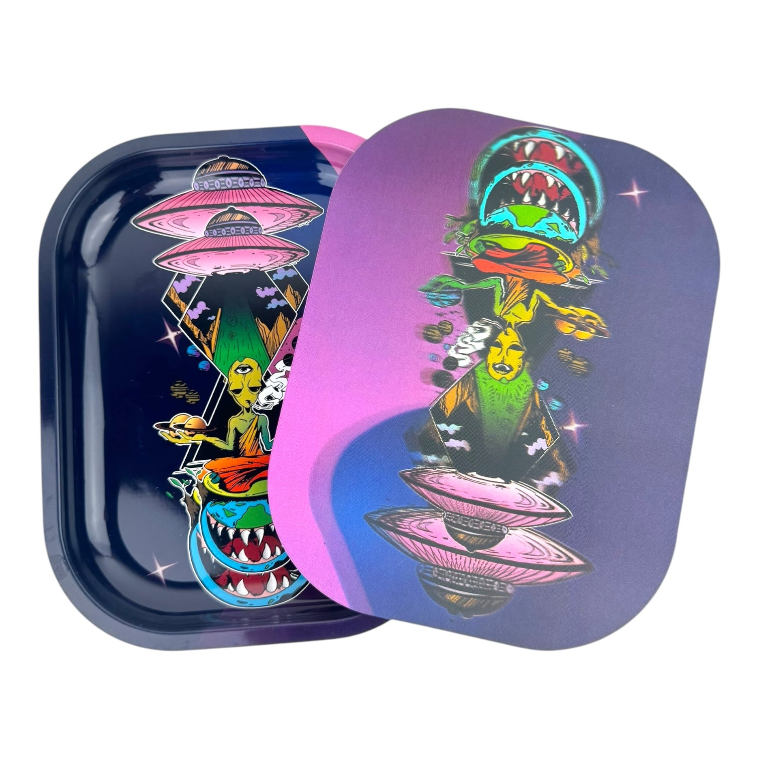 3D Small Rolling Tray With Magnetic Lid 5" x 7"