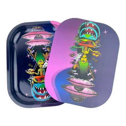 3D Small Rolling Tray With Magnetic Lid 5" x 7"