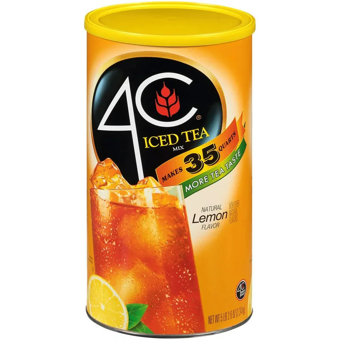 4C Iced Tea 35 qt Safe Can