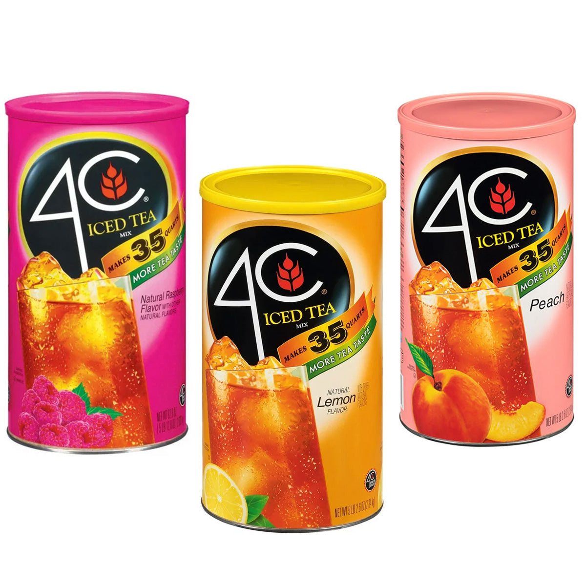 4C Iced Tea 35 qt Safe Can