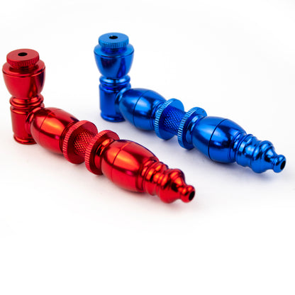 4" Solid Color Metal Hand Pipe