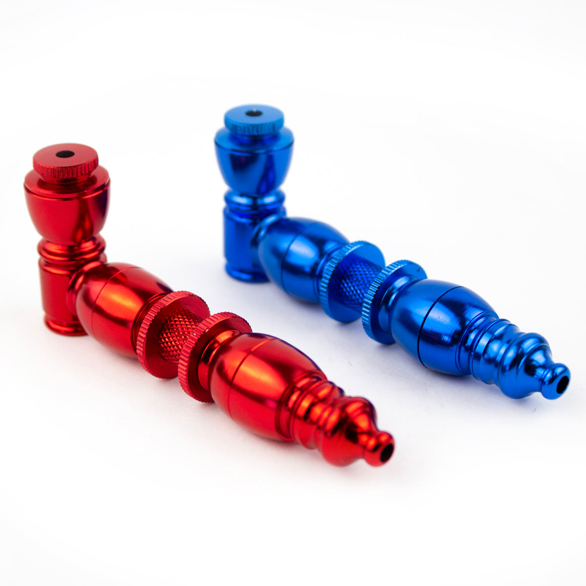 4" Solid Color Metal Hand Pipe