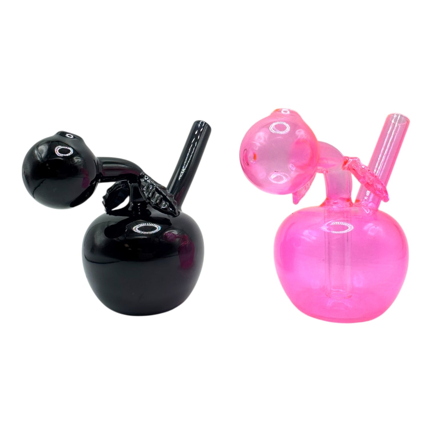 4" Apple Shape OB Water Pipe "DA-015OWP" (Assorted Colors)