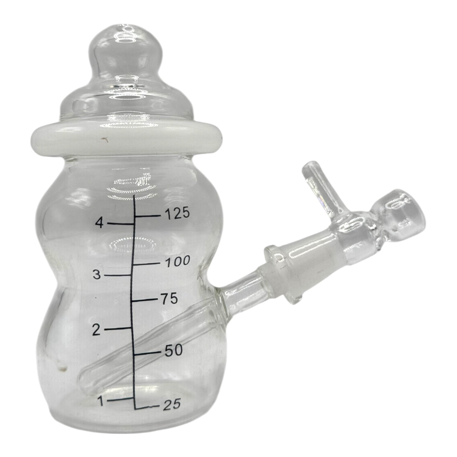 4" Baby Bottle 10mm Female Glass Water Pipe