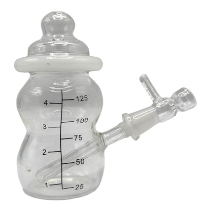 4" Baby Bottle 10mm Female Glass Water Pipe
