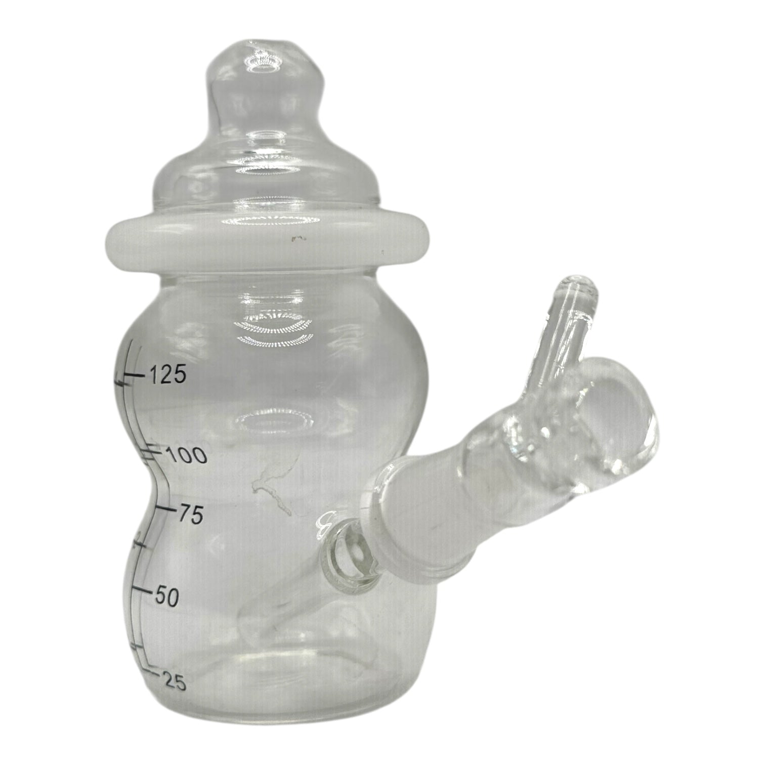 4" Baby Bottle 10mm Female Glass Water Pipe