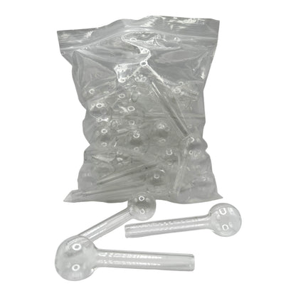 4" Clear Heavy Oil Burner - Pack of 40