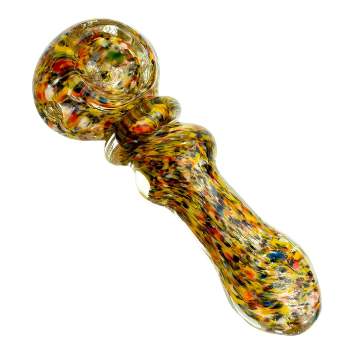 4" Fancy Mix Marble Frit - Glass Hand Pipe