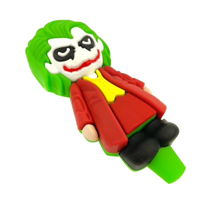 4" Joker Silicone Hand Pipe With Glass Bowl