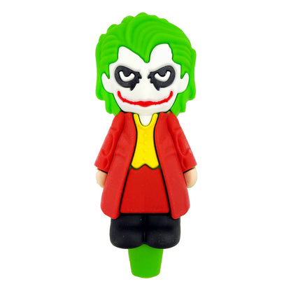 4" Joker Silicone Hand Pipe With Glass Bowl