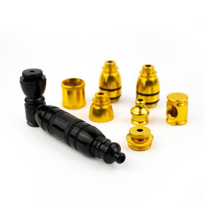 4" Metal Hand Pipe Anodized w/ 4 Rubber Seals