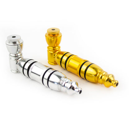 4" Metal Hand Pipe Anodized w/ 4 Rubber Seals