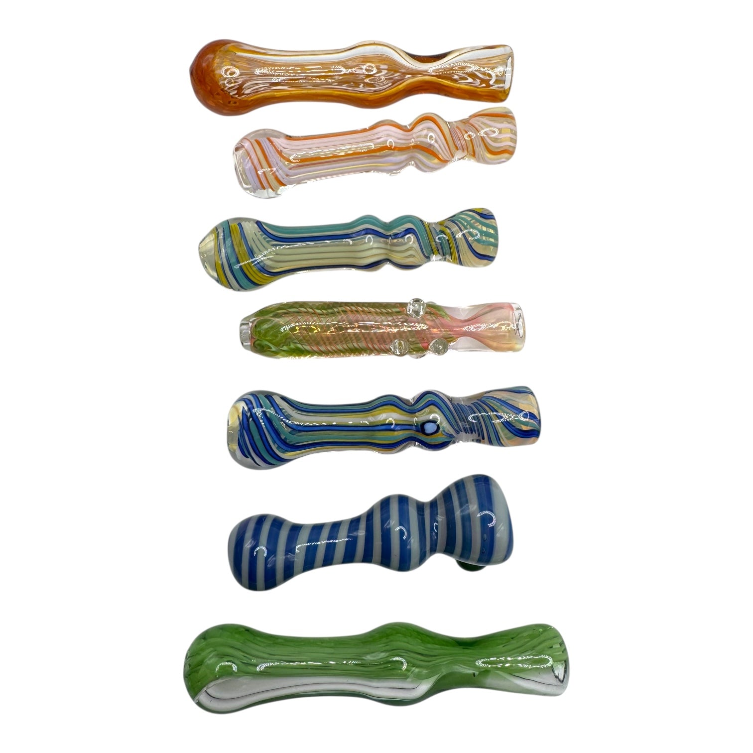 4" Glass Color Chillum (Assorted Styles)