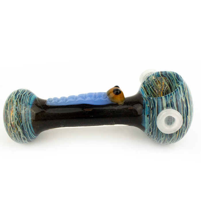 5" Frit Worm Hand Pipe (Assorted Colors)